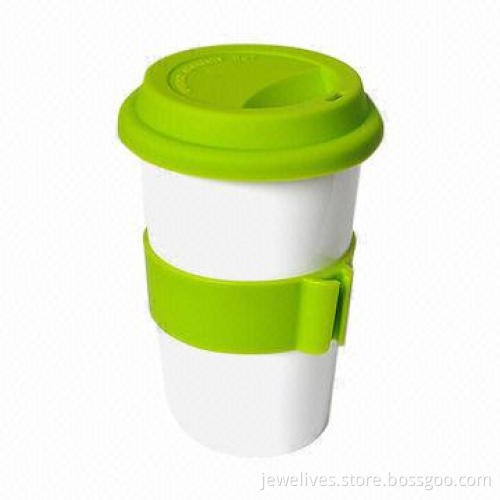 Silicone Cup Sleeve/Band, Customized Colors are Accepted, Available with Silkscreen Printing